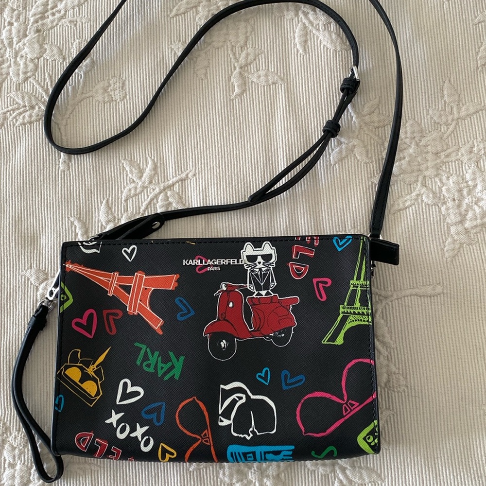 Karl Lagerfeld Paris Themed Crossbody Bag